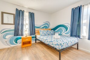 4 habitaciones, tabla de planchar con plancha, wifi y ropa de cama 