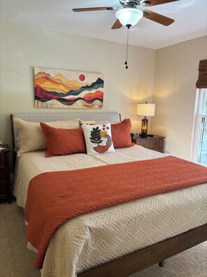 3 bedrooms, iron/ironing board, travel cot, free WiFi