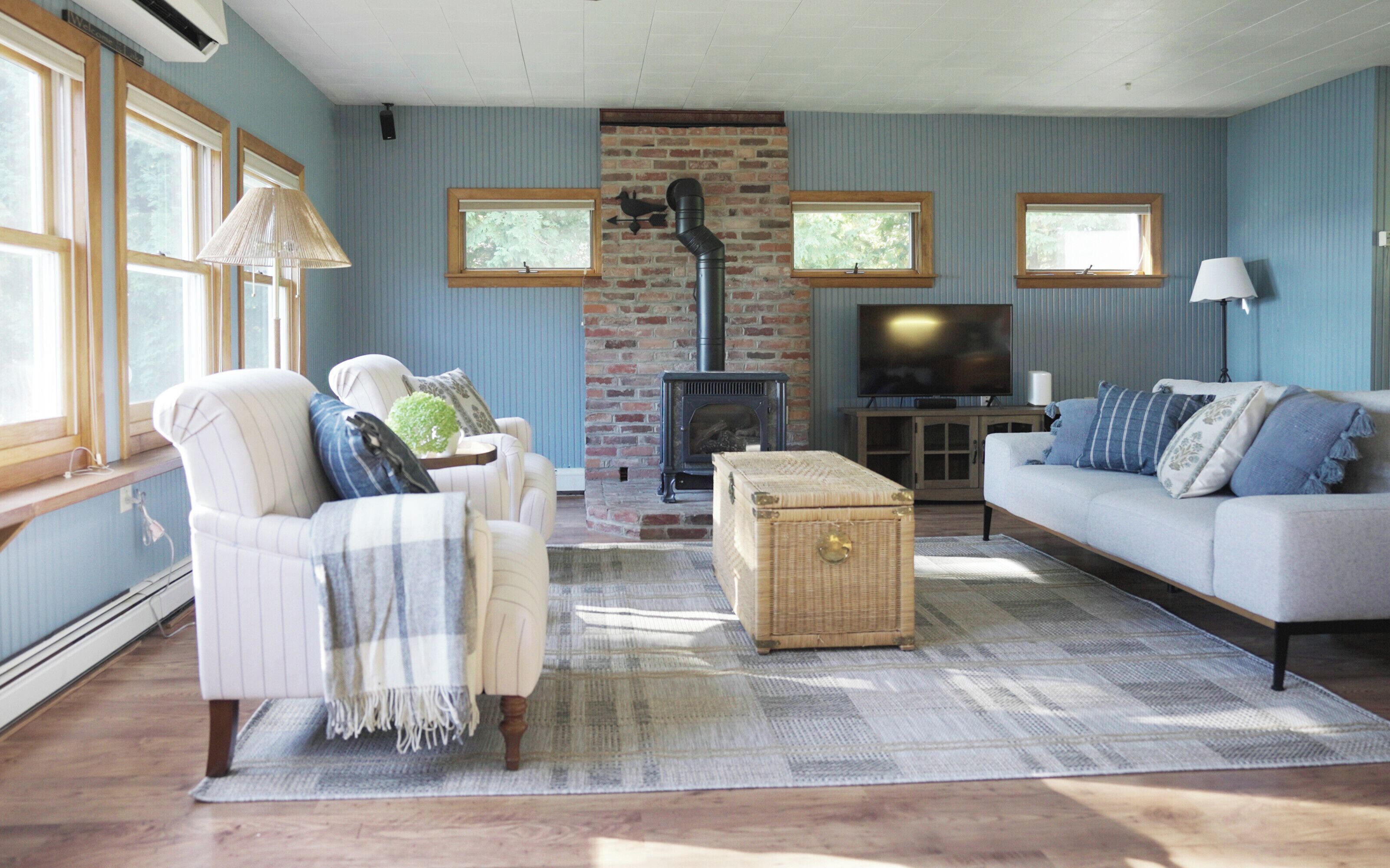 スマートテレビ、暖炉、プリンター