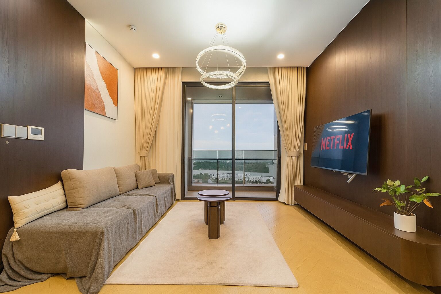 Honeymoon Apartment, 2 Bedrooms, Balcony, City View | Hypo-allergenic bedding, minibar, individually decorated