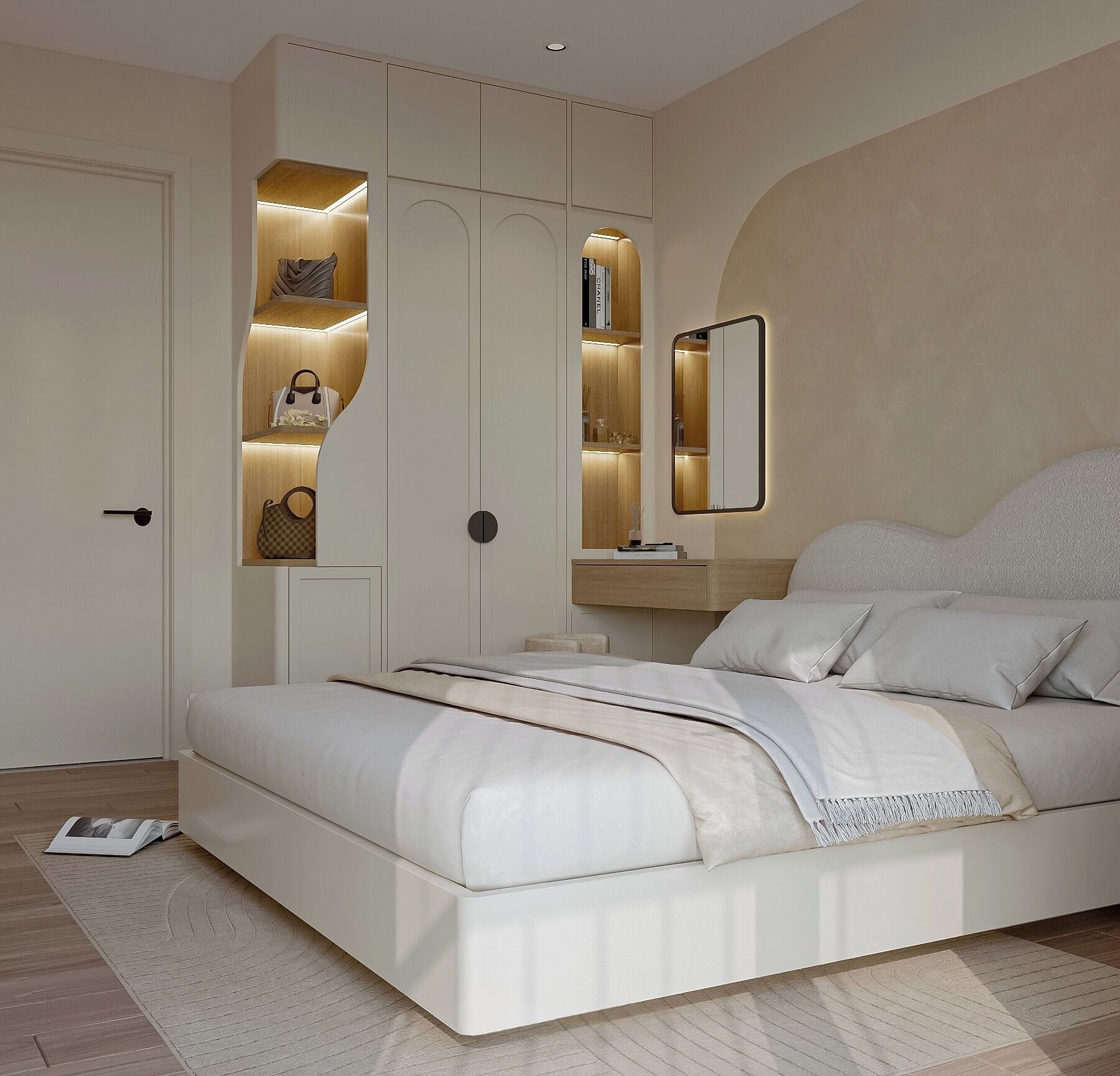 Junior Apartment, 1 Bedroom, Balcony, City View | Hypo-allergenic bedding, minibar, individually decorated