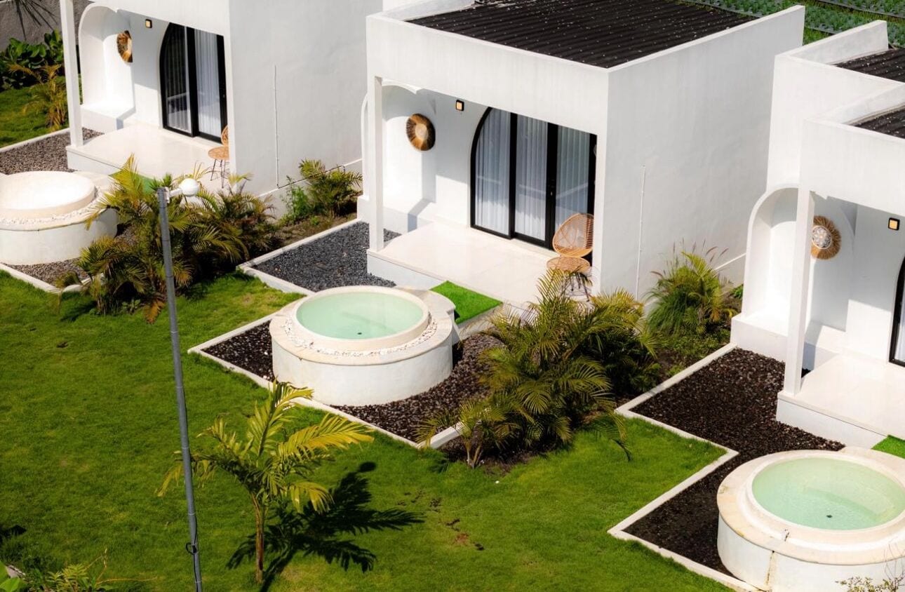 Façade de l’hébergement