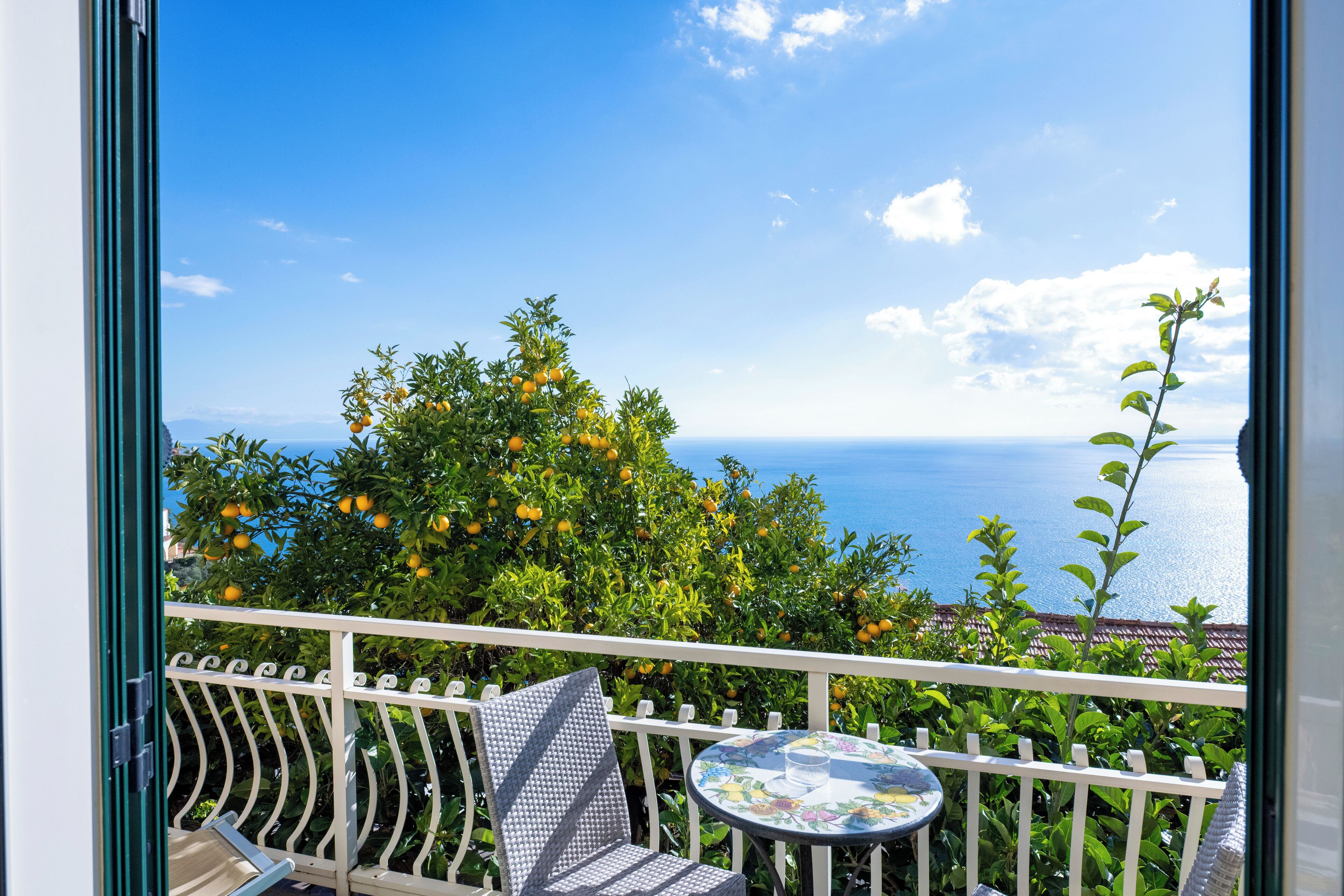 Udsigt fra balkon