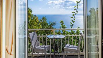 Chambre Double Classique, balcon, vue mer | Vue de la chambre