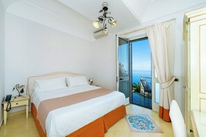Standard-Doppel- oder -Zweibettzimmer, Terrasse, Meerblick