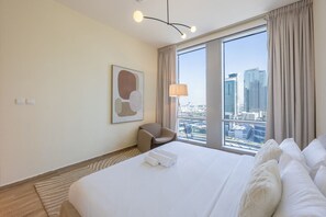 1 slaapkamer, een strijkplank/strijkijzer, wifi, beddengoed