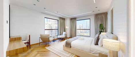 4 bedrooms, iron/ironing board, WiFi, bed sheets