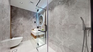 Hair dryer, towels