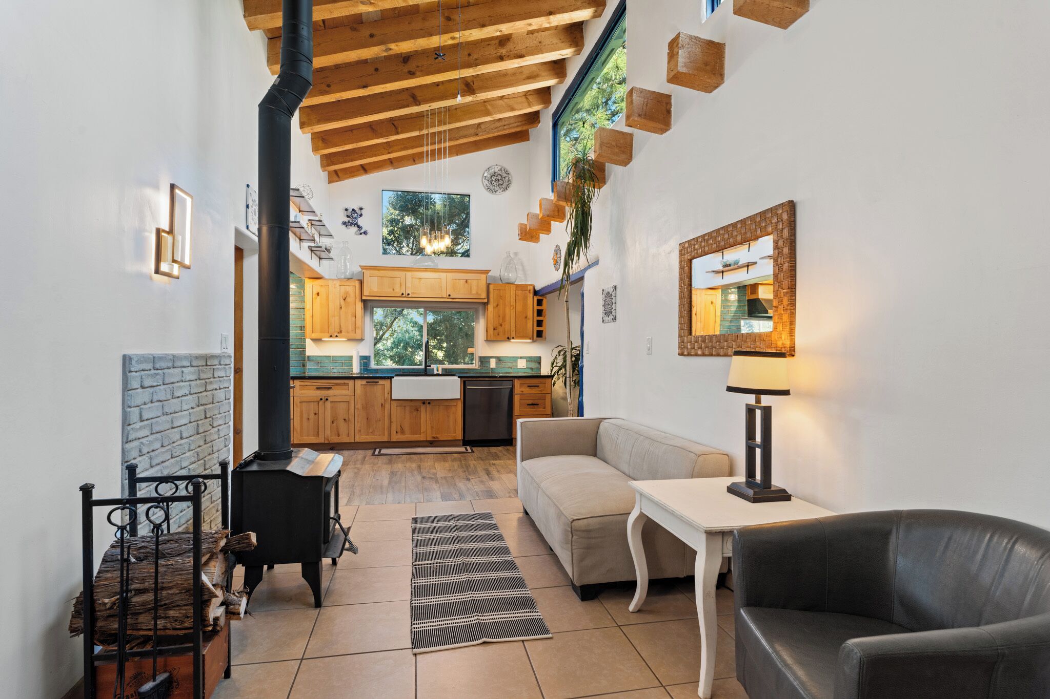 تلفزيون، مدفأة