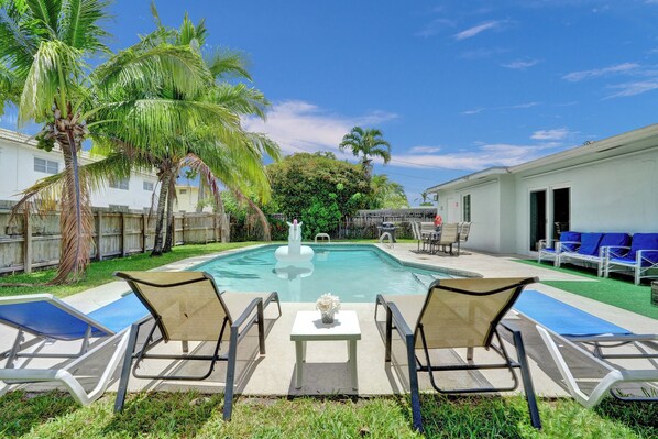 Außenpool, beheizter Pool