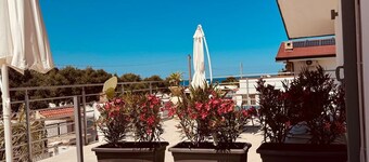 PALMI SUL MARE. A POCHI PASSI DA UNA SPLENDIDA SPIAGGIA LIBERA. RELAX E SILENZIO