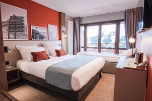 Room - Wifi, view mountain, fitness, swimming pool, sauna, hammam, tv, ski locker, 20m², Flaine (Flaine)
