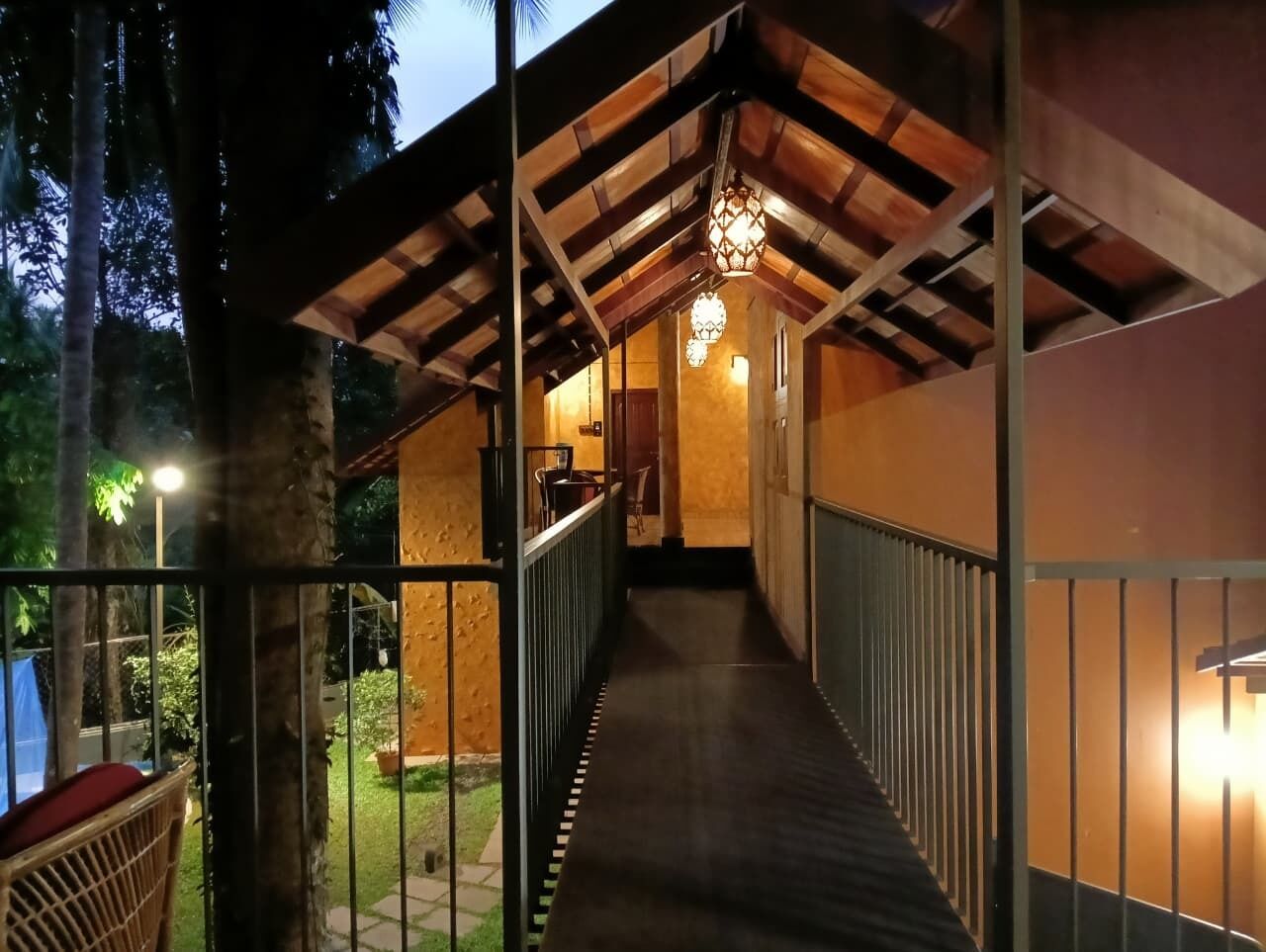 Interior entrance