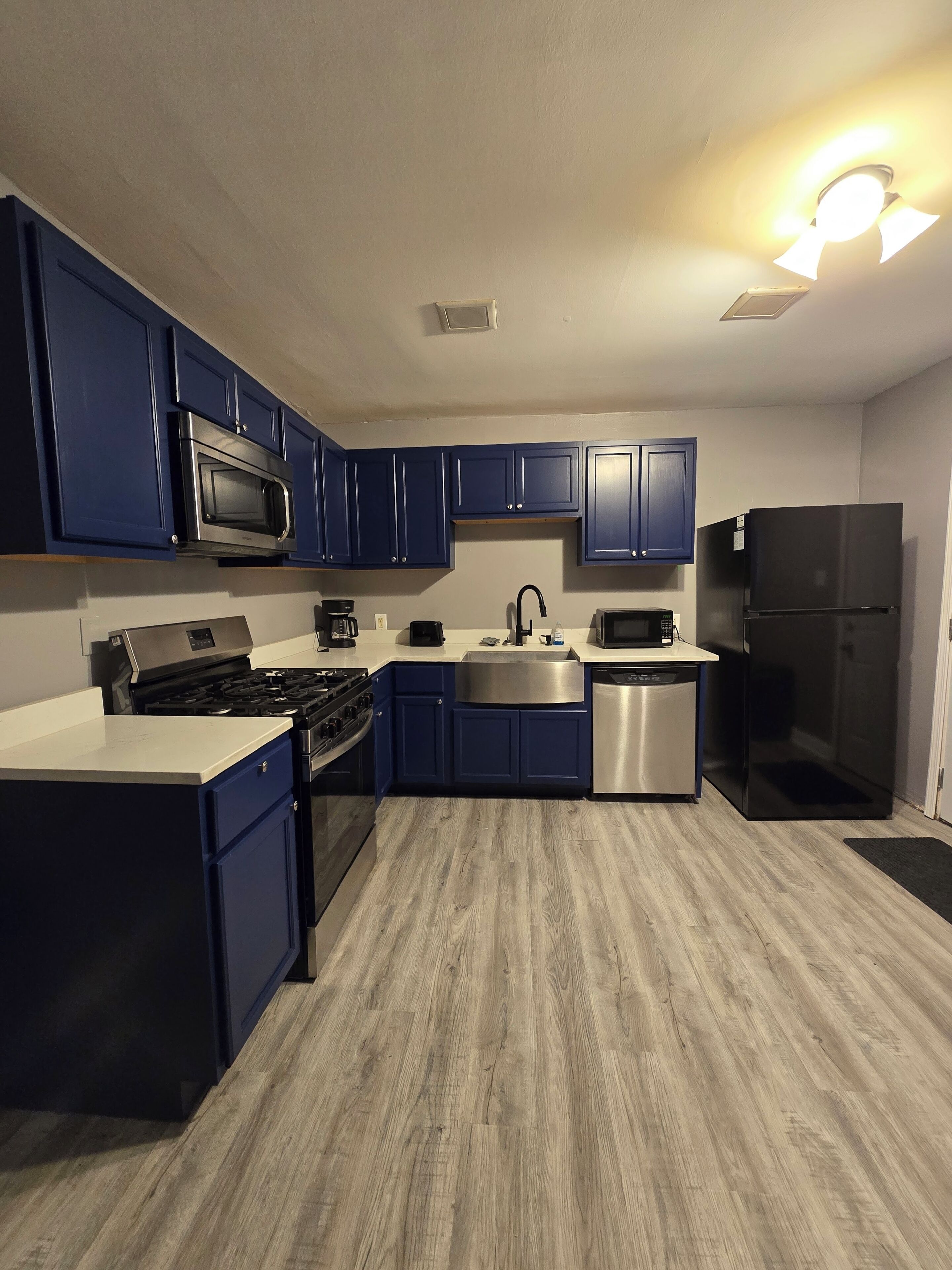 Microwave, oven, stovetop