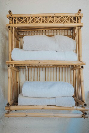 Family Cabin, Patio | Bathroom | Towels, soap, toilet paper