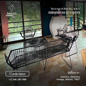 Quarto casal família, vista para o jardim | Wi-Fi de cortesia