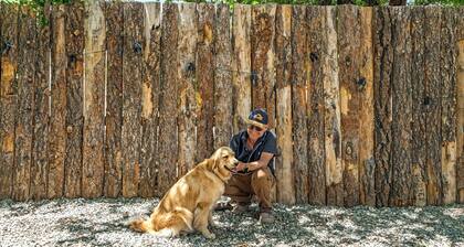 LUXX Space Cabin Tiny House with rooftop deck, private fenced patio.