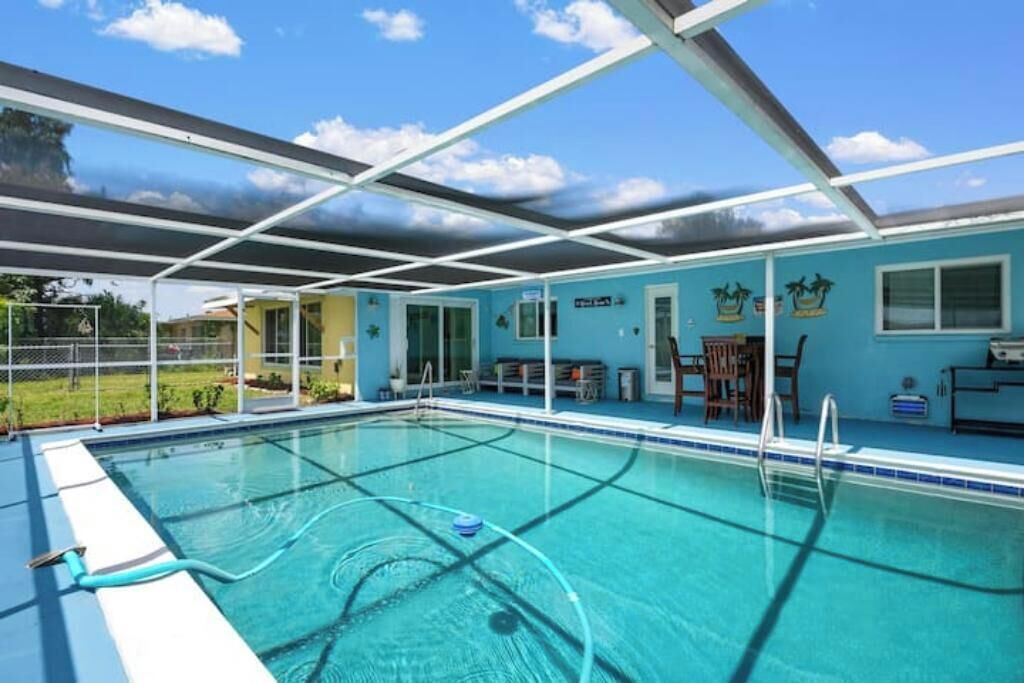 Indoor pool, a heated pool