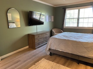 3 bedrooms, iron/ironing board, travel cot, WiFi