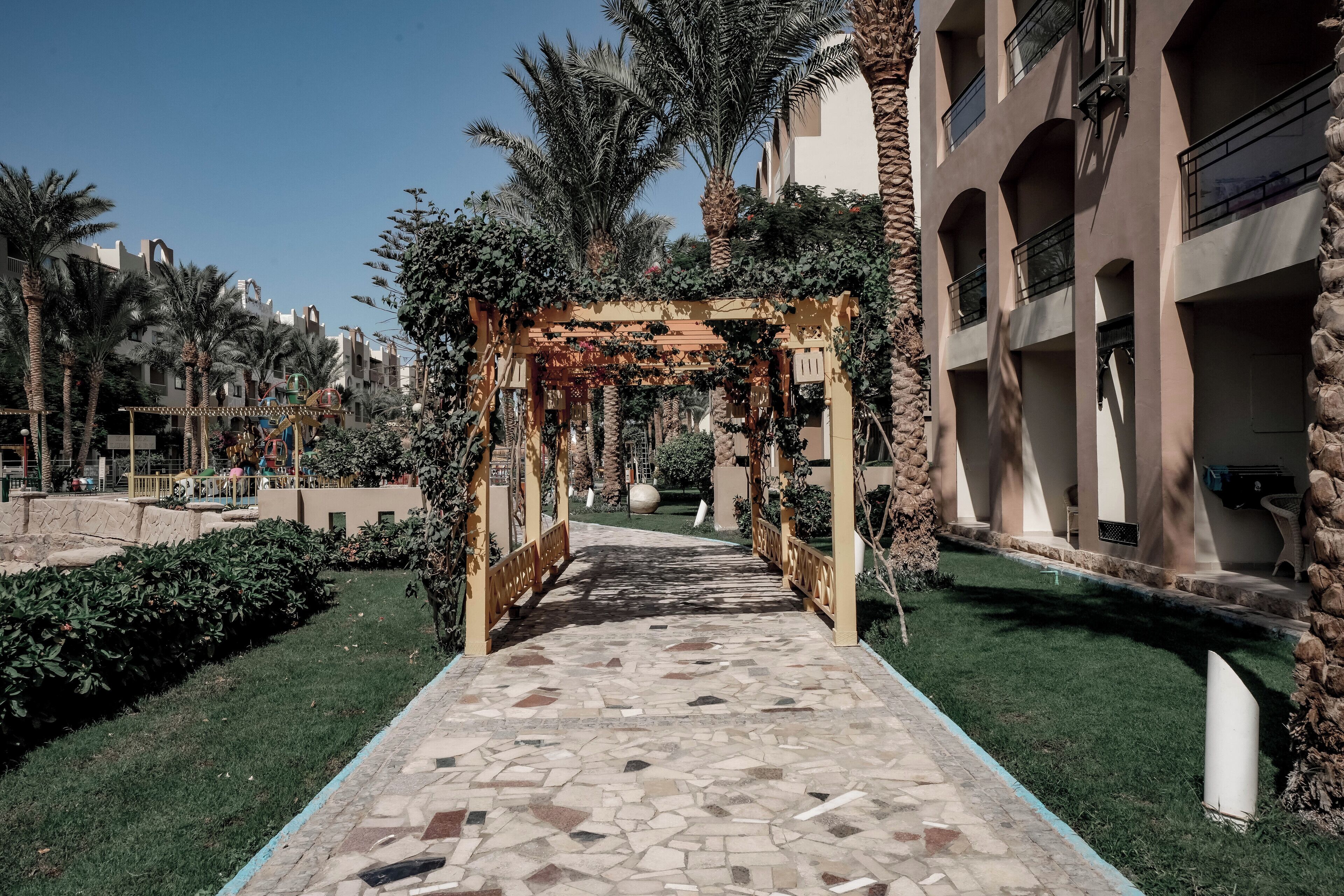 Blick auf den Garten