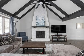 Smart TV, foosball, table tennis