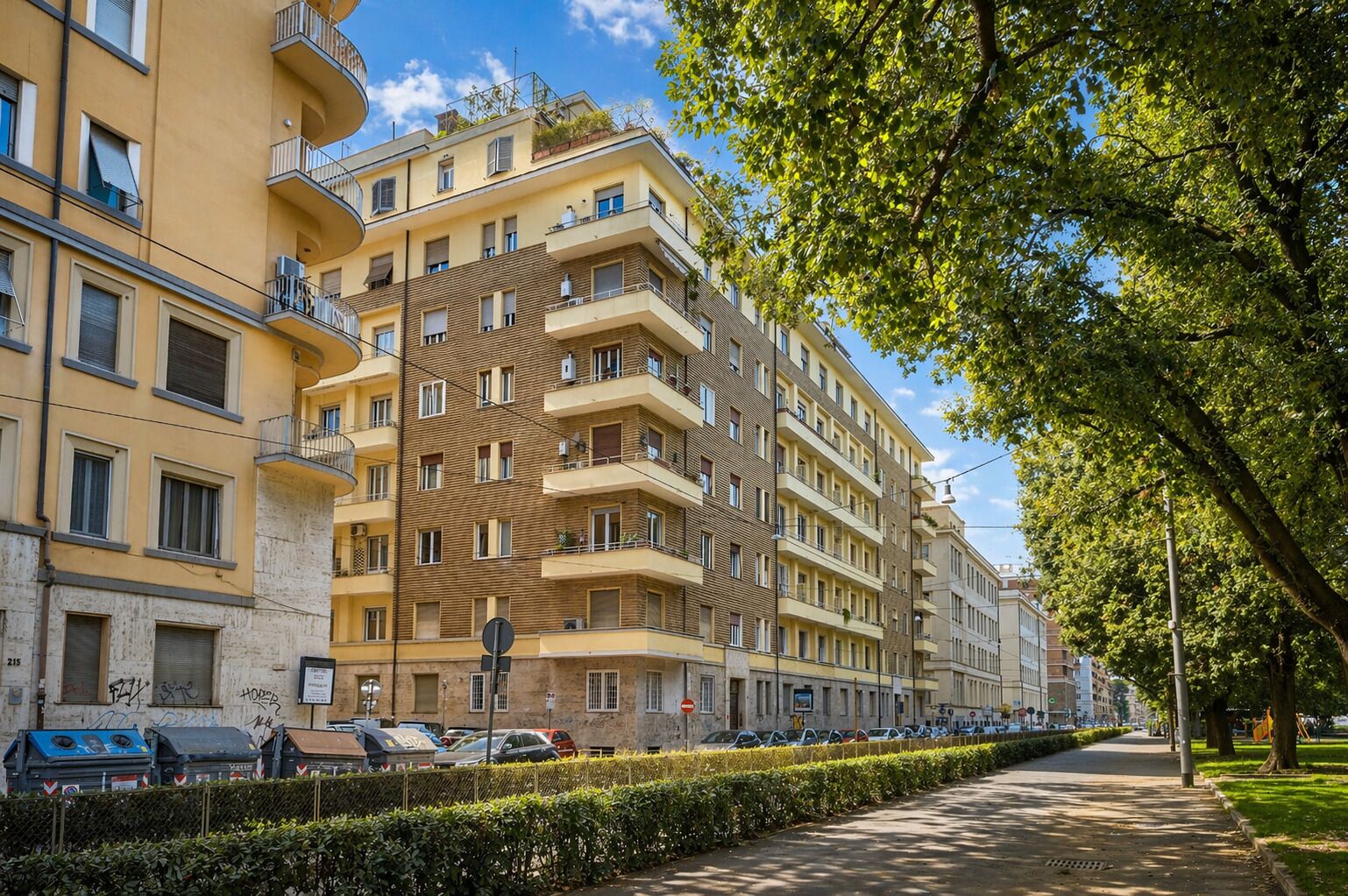 Fassade der Unterkunft