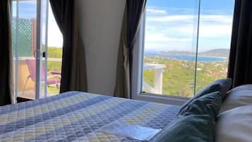 Suíte estúdio superluxo, sacada, vista para o mar | Cofres nos quartos, cortinas blackout, quartos à prova de som