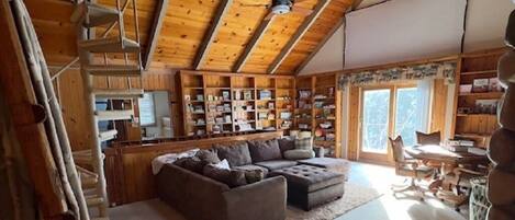 Télévision, cheminée