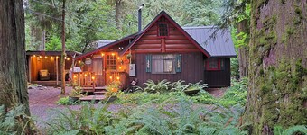 Vintage Cabin Near Zig Zag River with Hot tub & Sauna