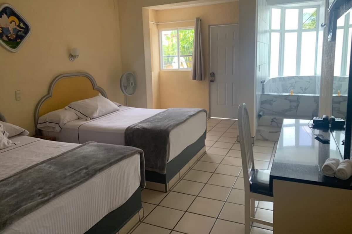 Basic Twin Room, Patio, Courtyard View