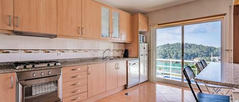 Kühlschrank, Mikrowelle, Ofen, Geschirrspüler