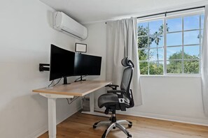 Interior - Mediterranean-inspired 1BR Guesthouse - Full Kitchen, Workspace & Garden (La Mesa)