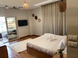 Kamar Double Eksekutif, teras, pemandangan kebun | Wi-Fi gratis
