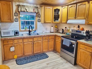 Microwave, oven, stovetop