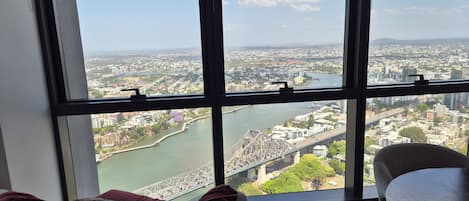 Design Apartment, River View | View from room