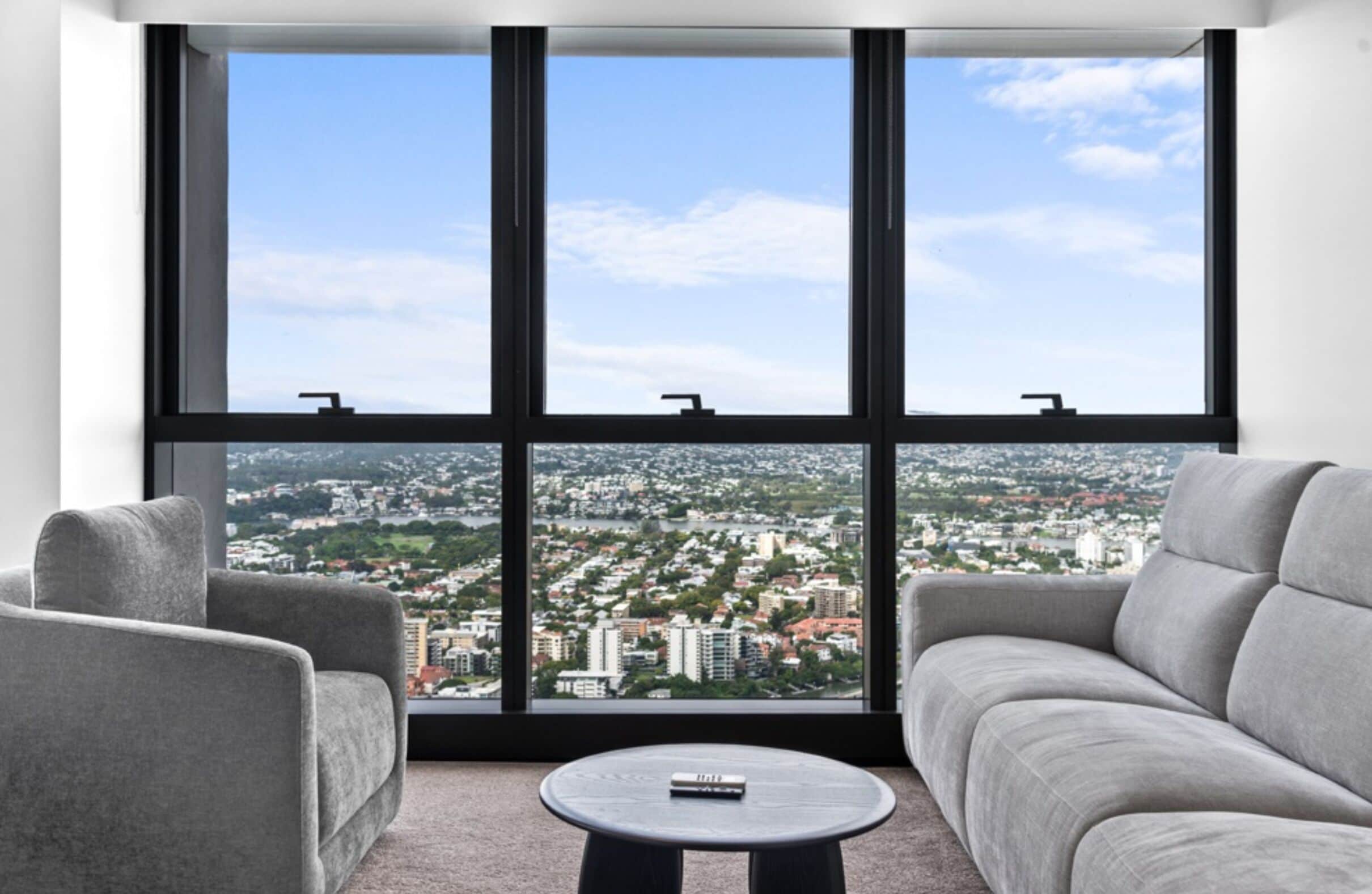 Appartement Design, vue fleuve | Coin séjour