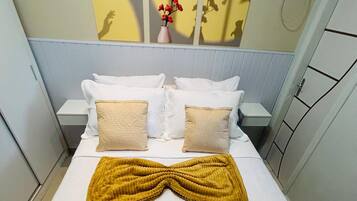 Desk, iron/ironing board, free WiFi, bed sheets