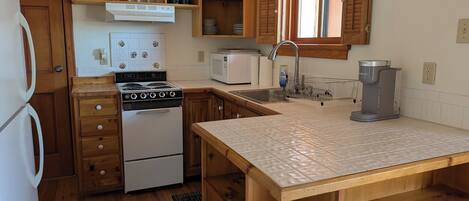 Microwave, oven, stovetop