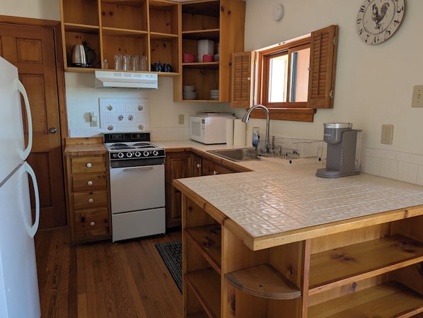 Microwave, oven, stovetop