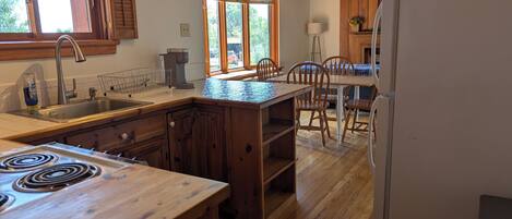 Microwave, oven, stovetop