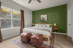 4 bedrooms, iron/ironing board, travel cot, free WiFi