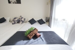 1 habitación y ropa de cama