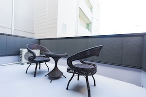 Vila luxo, vista para o pátio | Terraço/pátio