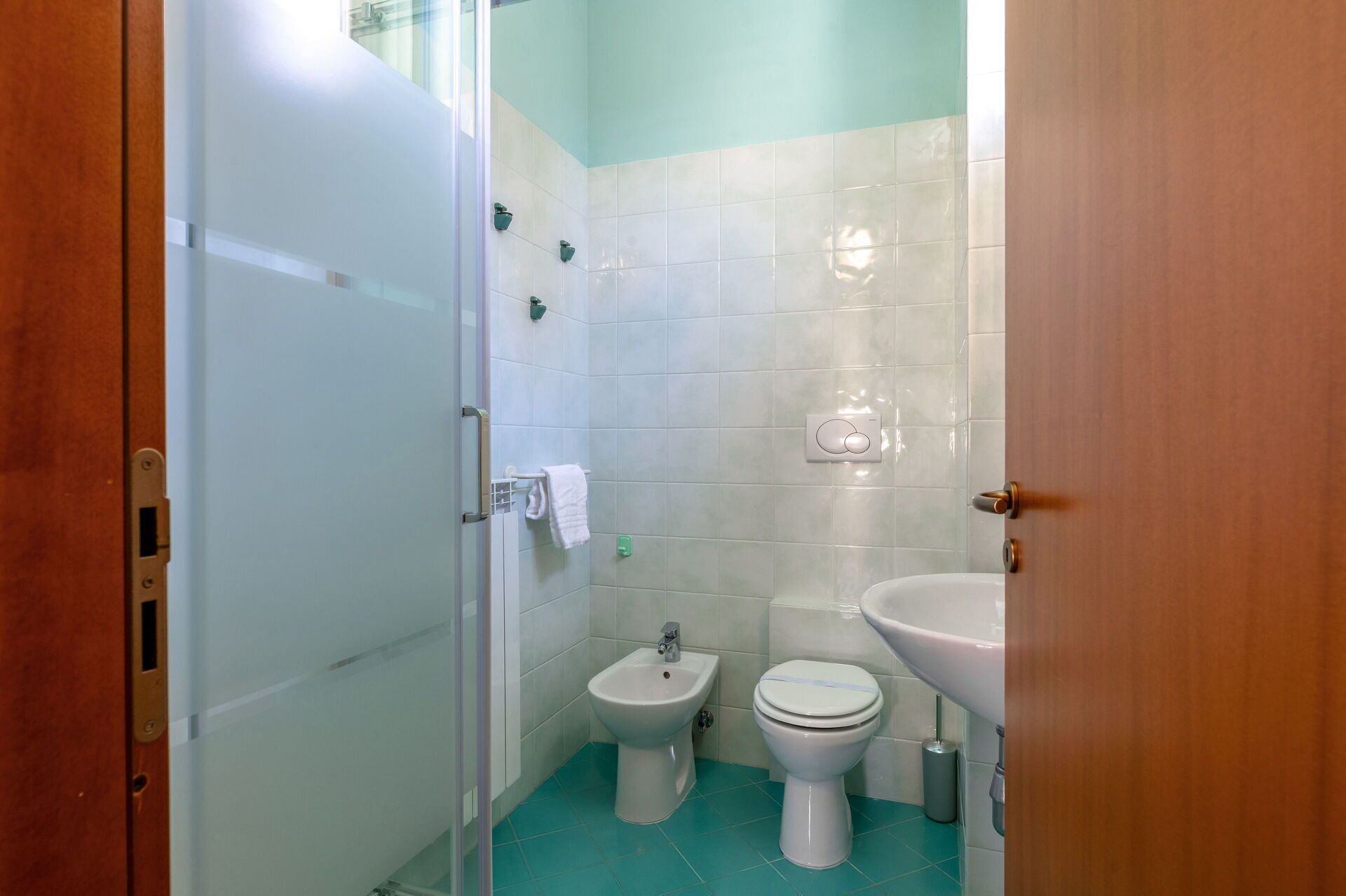 Douche, sèche-cheveux, bidet