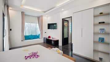 Bungalow Confort, patio, vistas al jardín | Espacio para trabajar con un portátil y wifi gratis