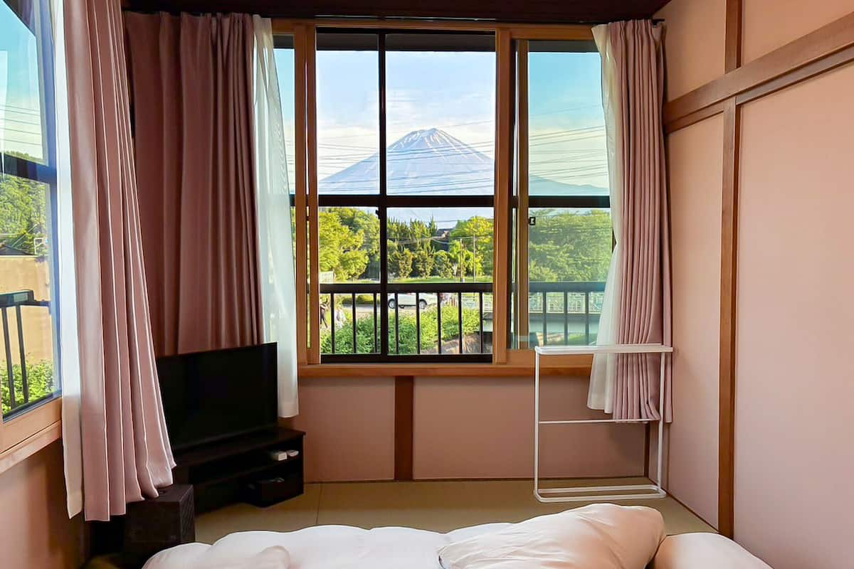Dreibettzimmer im japanischen Stil, Bergblick | Kostenloses WLAN