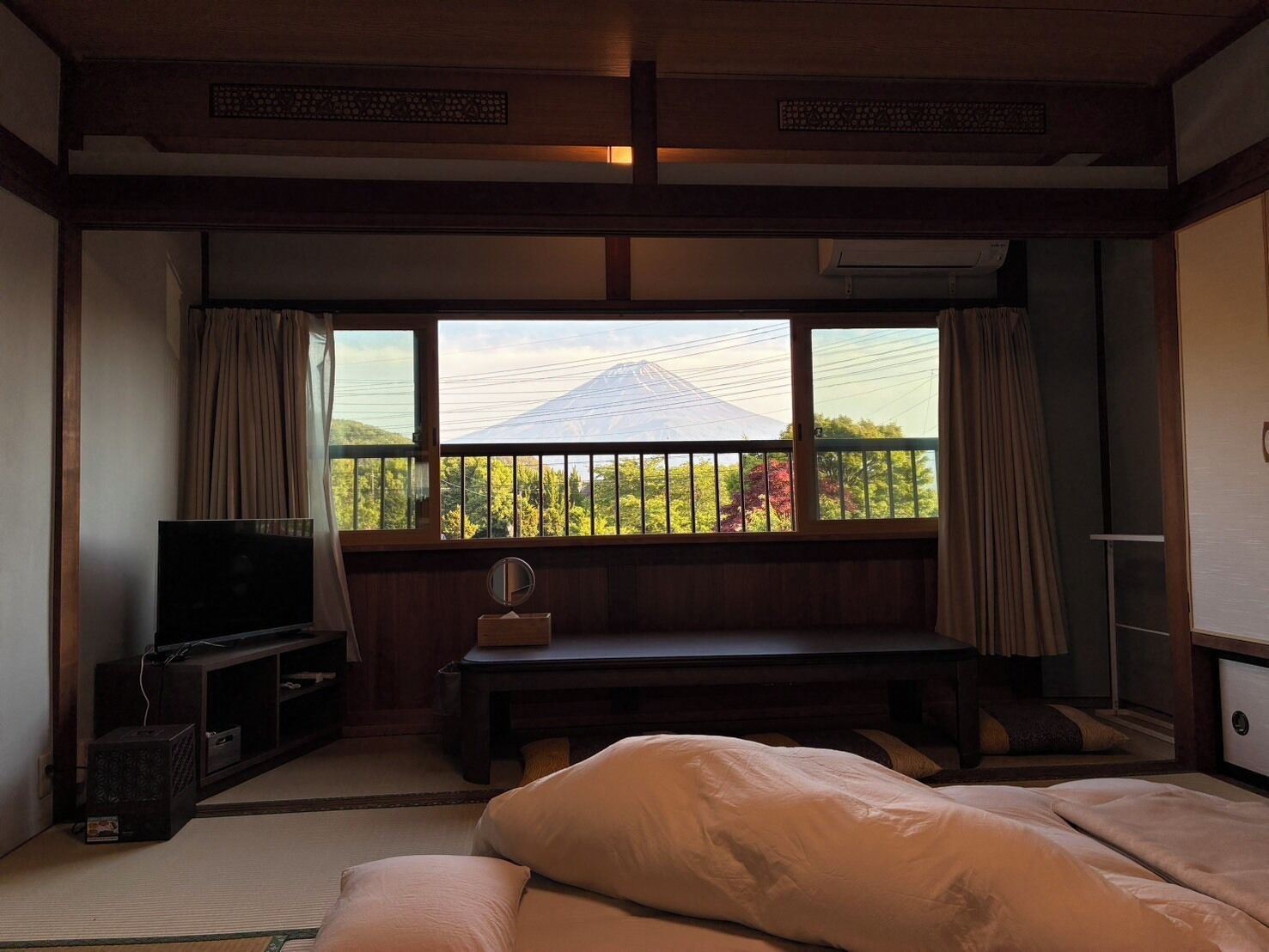 和風クワドラプルルーム マウンテンビュー | 部屋からの景観