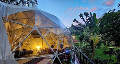 Room-dome & Treehouses for Family 2 Adul