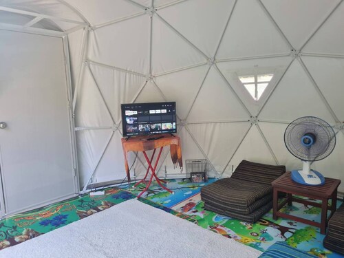 Room-dome & Treehouses for Family 2 Adul