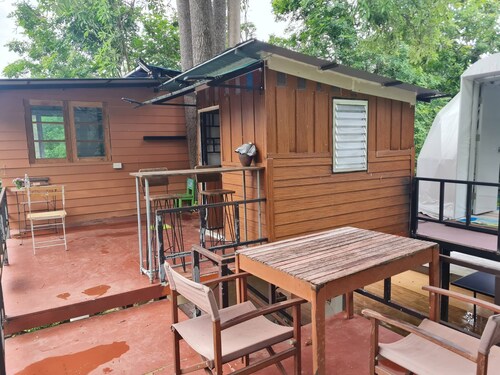 Room-dome & Treehouses for Family 2 Adul